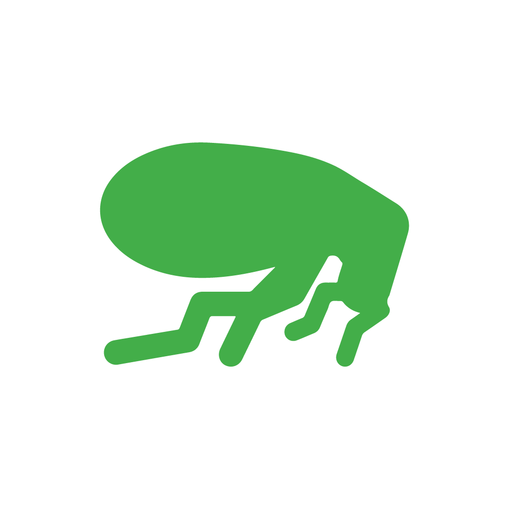 Green Flea silhouette 